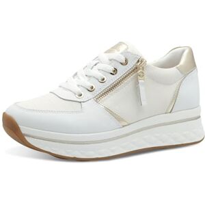 Tamaris Comfort baskets plateformes femme avec fermeture éclair sportives, White, 41 EU - Publicité Tamaris Comfort baskets plateformes femme avec fermeture éclair sportives, White, 41 EU - Publicité