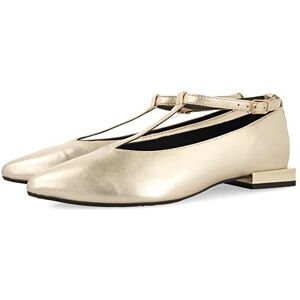 GIOSEPPO Ballerines dorées en peau avec lanières pour femme ratho - Publicité GIOSEPPO Ballerines dorées en peau avec lanières pour femme ratho - Publicité