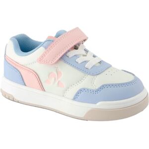 Le Coq Sportif LCS Court Breaker Girl INF Chaussure Infant Cuir Synthétique Velcro Lacets Élastiques Semelle Souple Usage Quotidien Taille 24 Optical White - Publicité Le Coq Sportif LCS Court Breaker Girl INF Chaussure Infant Cuir Synthétique Velcro Lacets Élastiques Semelle Souple Usage Quotidien Taille 24 Optical White - Publicité