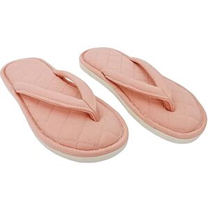 ofoot Pantoufles de Femmes Confortable Coton Spa Thong Flip Flops Intérieur, Chaussons D'intérieur Absorbant la Transpiration en Mousse À Mémoire de Forme Épaisse avec Bout Ouvert(Rose,EU 42/43) - Publicité ofoot Pantoufles de Femmes Confortable Coton Spa Thong Flip Flops Intérieur, Chaussons D'intérieur Absorbant la Transpiration en Mousse À Mémoire de Forme Épaisse avec Bout Ouvert(Rose,EU 42/43) - Publicité