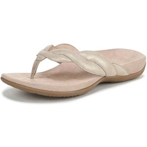 Vionic Femme Bella Braid Tongs, doré, 41 EU - Publicité Vionic Femme Bella Braid Tongs, doré, 41 EU - Publicité
