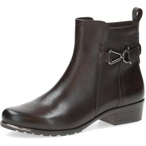 CAPRICE Bottines femme en cuir petit talon, Marron (Dk Brown Nappa), 37,5 EU - Publicité CAPRICE Bottines femme en cuir petit talon, Marron (Dk Brown Nappa), 37,5 EU - Publicité