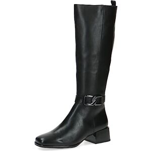 CAPRICE Bottes hautes femme à talon en cuir Talon bloc Largeur G, Noir (Black Nappa), 38 EU - Publicité CAPRICE Bottes hautes femme à talon en cuir Talon bloc Largeur G, Noir (Black Nappa), 38 EU - Publicité