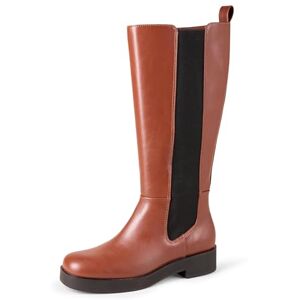 Amazon Essentials Botte haute à soufflet Femme, Brun Châtaigne, 37.5 EU - Publicité Amazon Essentials Botte haute à soufflet Femme, Brun Châtaigne, 37.5 EU - Publicité