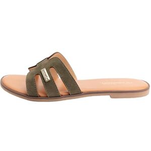 Les Tropéziennes par M. Belarbi LES TROPEZIENNES PAR M. BELARBI Femme HAMIGA Chaussures Ville Mule et Sabot, Kaki, 39 - Publicité Les Tropéziennes par M. Belarbi LES TROPEZIENNES PAR M. BELARBI Femme HAMIGA Chaussures Ville Mule et Sabot, Kaki, 39 - Publicité