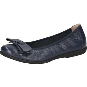 CAPRICE Ballerines Femme en Cuir avec nœud, Bleu (Ocean Deer), 39 EU - Publicité CAPRICE Ballerines Femme en Cuir avec nœud, Bleu (Ocean Deer), 39 EU - Publicité