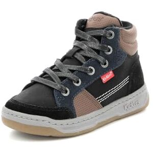 Kickers Kickosta, Sneakers Hautes Garçon, Noir, 34 - Publicité Kickers Kickosta, Sneakers Hautes Garçon, Noir, 34 - Publicité
