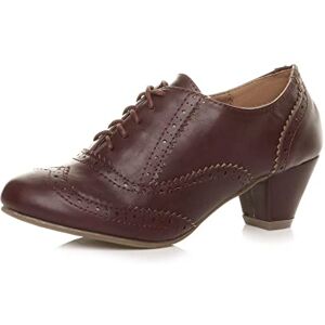 Ajvani Femmes Talon Moyen découper Lacets Richelieu Bottines Bottillons Pointure 8 41 - Publicité Ajvani Femmes Talon Moyen découper Lacets Richelieu Bottines Bottillons Pointure 8 41 - Publicité
