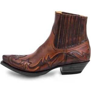YXADGML Santiag Homme Bottes de cowboy western for hommes et femmes, pointures 35 à 48, chaussures pointues avec broderie, bottines for hommes(Brown,41) - Publicité YXADGML Santiag Homme Bottes de cowboy western for hommes et femmes, pointures 35 à 48, chaussures pointues avec broderie, bottines for hommes(Brown,41) - Publicité
