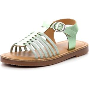 Kickers Premslim, Sandales Fille, Vert Clair, 38 - Publicité Kickers Premslim, Sandales Fille, Vert Clair, 38 - Publicité