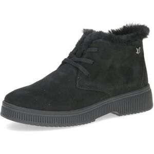 CAPRICE Chaussures à lacets femme en cuir doublées, Noir (Black Suede), 39 EU - Publicité CAPRICE Chaussures à lacets femme en cuir doublées, Noir (Black Suede), 39 EU - Publicité