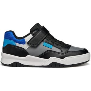 Geox J Perth Boy Basket, Gris/Noir, 29 EU - Publicité Geox J Perth Boy Basket, Gris/Noir, 29 EU - Publicité