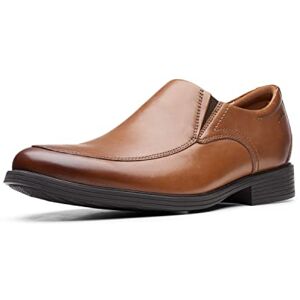 Clarks Chaussures Whiddon Step pour Hommes, 42.5 EU Large, Dark Tan Leather - Publicité Clarks Chaussures Whiddon Step pour Hommes, 42.5 EU Large, Dark Tan Leather - Publicité