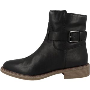 Clarks Bottes en cuir noir à sangle Cologne, Noir/blanc, 7 - Publicité Clarks Bottes en cuir noir à sangle Cologne, Noir/blanc, 7 - Publicité