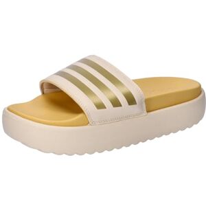 Adidas Femme Adilette Platform Slides, Crystal Sand/Gold met/Semi Spark, 39 EU - Publicité Adidas Femme Adilette Platform Slides, Crystal Sand/Gold met/Semi Spark, 39 EU - Publicité