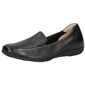 CAPRICE Chaussures à Enfiler Femme en Cuir Élégantes, Noir (Black Deer), 37 EU - Publicité CAPRICE Chaussures à Enfiler Femme en Cuir Élégantes, Noir (Black Deer), 37 EU - Publicité