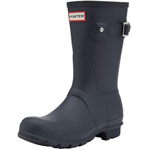 Hunter Original Short Wellington Boots Navy - Publicité Hunter Original Short Wellington Boots Navy - Publicité