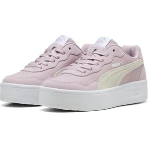 Puma Sneakers en Daim Court Lally Skye Femme 38.5, Rose Mauve White Pink - Publicité Puma Sneakers en Daim Court Lally Skye Femme 38.5, Rose Mauve White Pink - Publicité
