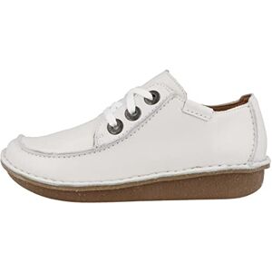 Clarks Femme Tissu Oxford, Cuir, Cuir Blanc, 36 EU - Publicité Clarks Femme Tissu Oxford, Cuir, Cuir Blanc, 36 EU - Publicité