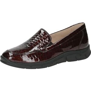 CAPRICE Chaussures à Enfiler Femme en Cuir Élégantes, Rouge (Bord. Croco), 39 EU - Publicité CAPRICE Chaussures à Enfiler Femme en Cuir Élégantes, Rouge (Bord. Croco), 39 EU - Publicité