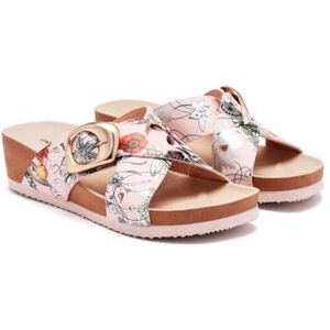 GIOSEPPO Sandales compensées à fleurs Uxbridge, rose, 35 EU - Publicité GIOSEPPO Sandales compensées à fleurs Uxbridge, rose, 35 EU - Publicité
