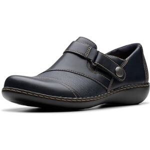 Clarks Mocassins Ashland Gem pour Femme, Cuir Bleu Marine, 39 EU - Publicité Clarks Mocassins Ashland Gem pour Femme, Cuir Bleu Marine, 39 EU - Publicité