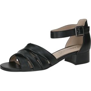 CAPRICE Sandales femme à talons en cuir à boucle, Noir (Black Nappa), 38 EU - Publicité CAPRICE Sandales femme à talons en cuir à boucle, Noir (Black Nappa), 38 EU - Publicité