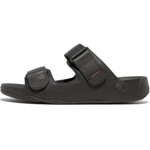 Fitflop Gogh Moc Slide Sandales en cuir pour homme, Noir, 43 - Publicité Fitflop Gogh Moc Slide Sandales en cuir pour homme, Noir, 43 - Publicité