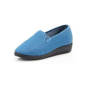 Damart Chaussons Effet Jean Femme Bleu Taille 40 - Publicité Damart Chaussons Effet Jean Femme Bleu Taille 40 - Publicité