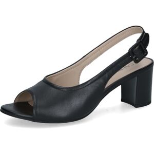 CAPRICE sandale femme à talon en cuir, Noir (BLACK NAPPA), 37,5 EU - Publicité CAPRICE sandale femme à talon en cuir, Noir (BLACK NAPPA), 37,5 EU - Publicité