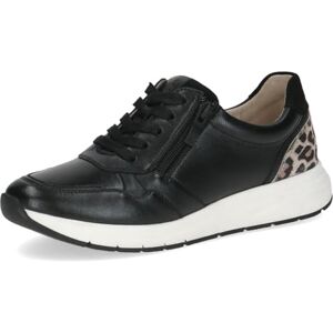 CAPRICE Baskets Basses Femme en Cuir avec Fermeture éclair, Noir (Black Comb), 41 EU - Publicité CAPRICE Baskets Basses Femme en Cuir avec Fermeture éclair, Noir (Black Comb), 41 EU - Publicité