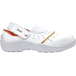 Base Protection , Osmio Chaussure de Sécurité pour Hommes et Femmes, Blanc et Orange, Taille 40 - Publicité Base Protection , Osmio Chaussure de Sécurité pour Hommes et Femmes, Blanc et Orange, Taille 40 - Publicité