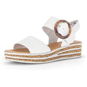 Gabor Femme Sandales, Dame Sandales à Plateforme,Sandale à Plateforme,Chaussure d'été,Confortable,Semelle épaisse,Blanc (Latte),41 EU / 7.5 UK - Publicité Gabor Femme Sandales, Dame Sandales à Plateforme,Sandale à Plateforme,Chaussure d'été,Confortable,Semelle épaisse,Blanc (Latte),41 EU / 7.5 UK - Publicité