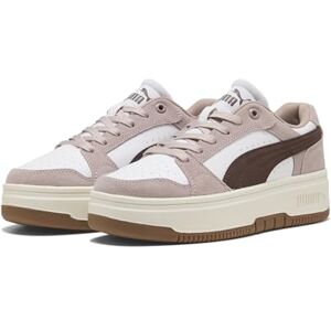 Puma Sneakers Basses en suède Rebound Femme pour Femme 37.5, Rose Latte Chocolate Brown White Beige - Publicité Puma Sneakers Basses en suède Rebound Femme pour Femme 37.5, Rose Latte Chocolate Brown White Beige - Publicité