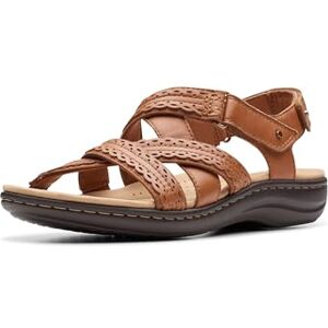 Clarks Femme Laurieann Rena Sandale Plate, Tan Combi, 36 EU - Publicité Clarks Femme Laurieann Rena Sandale Plate, Tan Combi, 36 EU - Publicité