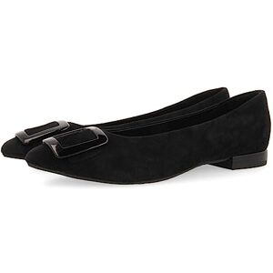 GIOSEPPO Ballerines noires en peau avec détail boucle en cuir vernis pour femme ballstad - Publicité GIOSEPPO Ballerines noires en peau avec détail boucle en cuir vernis pour femme ballstad - Publicité