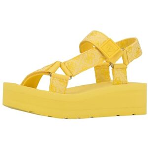 Guess Sandales Avin pour femme, Jaune 700, 36 EU - Publicité Guess Sandales Avin pour femme, Jaune 700, 36 EU - Publicité