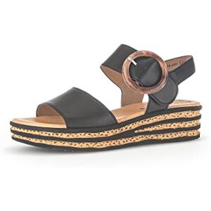 Gabor Femme Sandales, Dame Sandales à Plateforme,Sandale à Plateforme,Chaussure d'été,Confortable,Semelle épaisse,Noir (Schwarz),41 EU / 7.5 UK - Publicité Gabor Femme Sandales, Dame Sandales à Plateforme,Sandale à Plateforme,Chaussure d'été,Confortable,Semelle épaisse,Noir (Schwarz),41 EU / 7.5 UK - Publicité