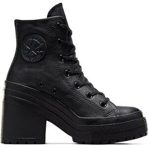 Converse Chuck 70 De Luxe Baskets Montantes Unisexes en Cuir pour Adulte, Noir, 6 Women/4 Men - Publicité Converse Chuck 70 De Luxe Baskets Montantes Unisexes en Cuir pour Adulte, Noir, 6 Women/4 Men - Publicité