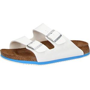 Birkenstock Mixte Arizona Mules, Blanc Blanc, 44 EU - Publicité Birkenstock Mixte Arizona Mules, Blanc Blanc, 44 EU - Publicité