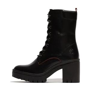 Fly London Femme TIEL642FLY Fashion Boot, Noir/Rouge, 40 EU - Publicité Fly London Femme TIEL642FLY Fashion Boot, Noir/Rouge, 40 EU - Publicité