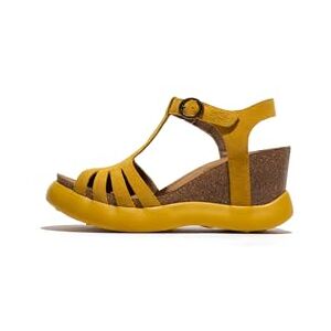 Fly London Women's GAIT959FLY Sandal, Yellow, 42 - Publicité Fly London Women's GAIT959FLY Sandal, Yellow, 42 - Publicité