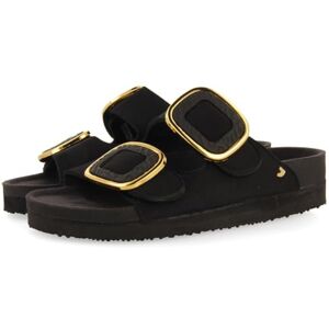 GIOSEPPO SANDALES NOIRES DE STYLE BIO BUDAORS POUR FEMME ORNÉES D'UN BIJOU - Publicité GIOSEPPO SANDALES NOIRES DE STYLE BIO BUDAORS POUR FEMME ORNÉES D'UN BIJOU - Publicité