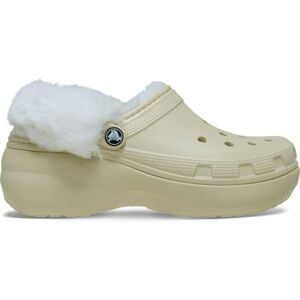 Crocs Classic Platform Fuzz Lined Clog 39-40 EU Bone - Publicité Crocs Classic Platform Fuzz Lined Clog 39-40 EU Bone - Publicité