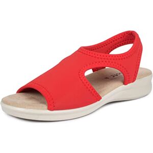 Aerosoft Sandales pour femme, extra légères et élastiques (rouge, 40) - Publicité Aerosoft Sandales pour femme, extra légères et élastiques (rouge, 40) - Publicité