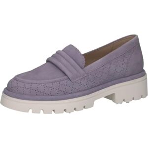 CAPRICE Mocassins Femme en Cuir à Talon Bloc, Lilas (Lavender Suede), 42 EU - Publicité CAPRICE Mocassins Femme en Cuir à Talon Bloc, Lilas (Lavender Suede), 42 EU - Publicité