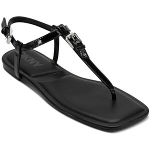 DKNY Sandales Plates DATTO Thong pour Femme Noir Pointure 39,5 EU, Noir, 39.5 EU - Publicité DKNY Sandales Plates DATTO Thong pour Femme Noir Pointure 39,5 EU, Noir, 39.5 EU - Publicité
