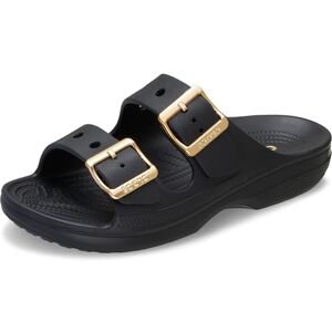 Crocs Femme,Saturday Metallic Buckle Sandal W,Noir,34-35 - Publicité Crocs Femme,Saturday Metallic Buckle Sandal W,Noir,34-35 - Publicité