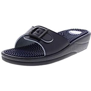 Scholl NEW MASSAGE Ciabattte Femme, Marine Bleu, 35 - Publicité Scholl NEW MASSAGE Ciabattte Femme, Marine Bleu, 35 - Publicité