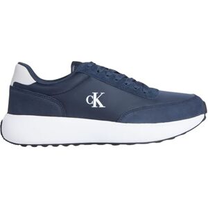 Calvin Klein Baskets Homme Athleisure Laceup en Cuir, Bleu (Calvin Navy/B White/Oyster Mushroom), 44 - Publicité Calvin Klein Baskets Homme Athleisure Laceup en Cuir, Bleu (Calvin Navy/B White/Oyster Mushroom), 44 - Publicité